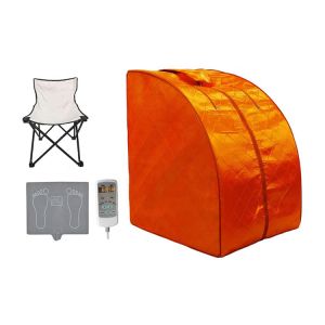 China One Person Home Detox Therapy Modern Portable Far Infrared Sauna Enhanced Chair Spa Floor Pad on sale