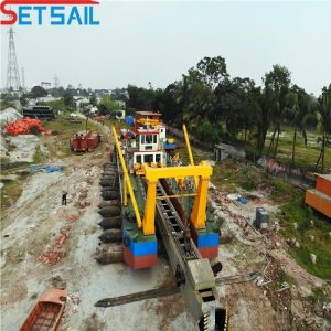 20 Inch Setsail River Cutter Suction Sand Dredger with and 1500m Output Distance