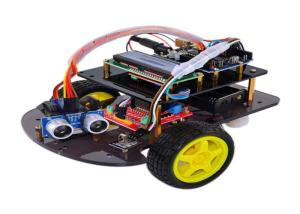 Cheap Ultrasonic Obstacle Arduino Smart Robot Car Avoidance Chassis PCB Material for sale