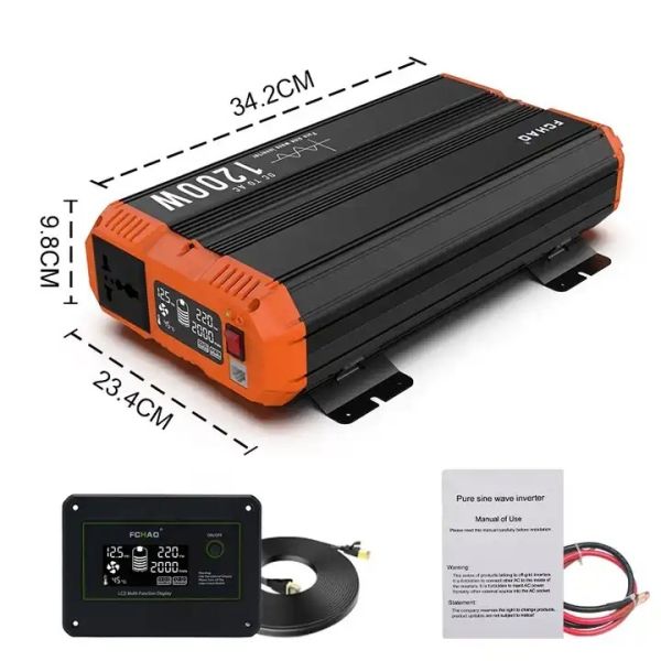 Quality 240V Inverter Pure Sine Wave Module Pure Sine Wave Inverter 12V 220V 1200W 1500W Pure Sine Wave Solar Power Inverter wholesale