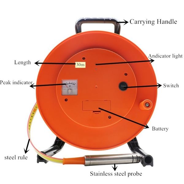 Electric Water Level Gauge Submersible Pressure Level Sensor for Domestic Water