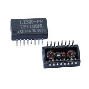 HM1188FNL 10/100 Base - Tx Magnetic Transformer With SMT Mounting LP1188NL