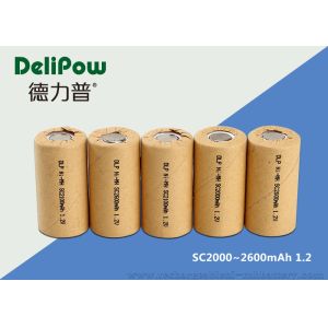 Customized SC2600 SC2000 SC2100 NIMH Rechargeable Battery With MSDS