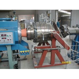 Cheap HDPE Pipe Manufacturing Machine With Single Screw Extruder 110mm ~ 250mm for sale