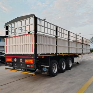 3/4 Axle 12/16 Tires Original Axle Fence Truck Trailer (Dimensions (L * W * H) :