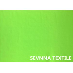 Dyed Knit Circular Polyester Satin Fabric , Bright Green Polyester Crepe Fabric