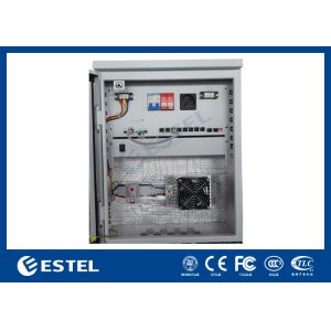 Small Size Power Supply Enclosure With Heater , Pole Mounted Network Switch Box