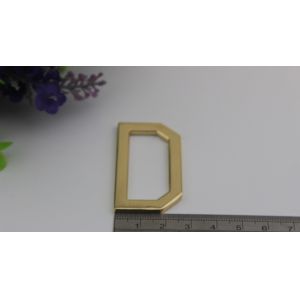 China wholesale 38 mm adjustable strap metal d ring for shoulder bag