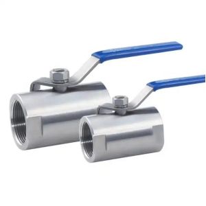 NPT BSPT Thread Semi-Steel Round Bar Stock Ball Valve in Stainless Steel 201 304