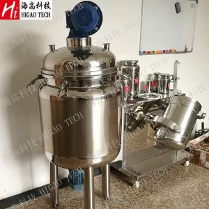 SUS316L Large Scale Vertical Mixing Machine Liquid Vacuum Mixer Homogenizer