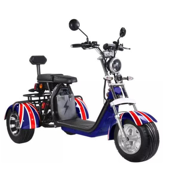 Quality All Terrain 3 Wheel Electric Scooter 2 Seater 3000W EEC COC wholesale