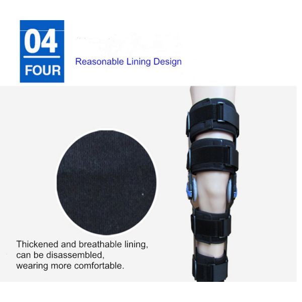 Knee Orthosis Support Orthopedic Rehabilitation Products Neoprene Knee Joint Stabilizer