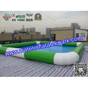 Amusement Park Square Inflatable Water Pool Facilities 7m x 7m