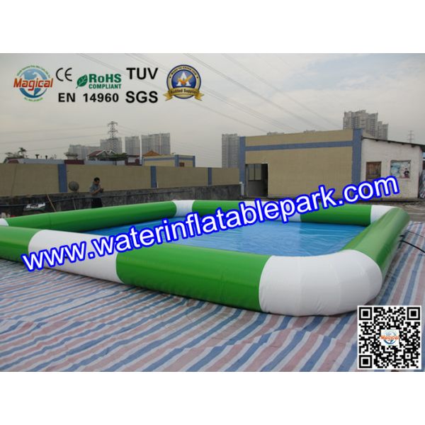 Amusement Park Square Inflatable Water Pool Facilities 7m x 7m