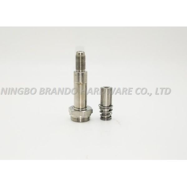 Quality Three Way Two Position Solenoid Stem With Male Thread Connection/Four Vertical Grooves Movable Core wholesale
