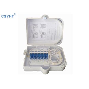 Waterproof CTO Plastic Fiber Optical Termination Box 24 Core Ports ABS Material