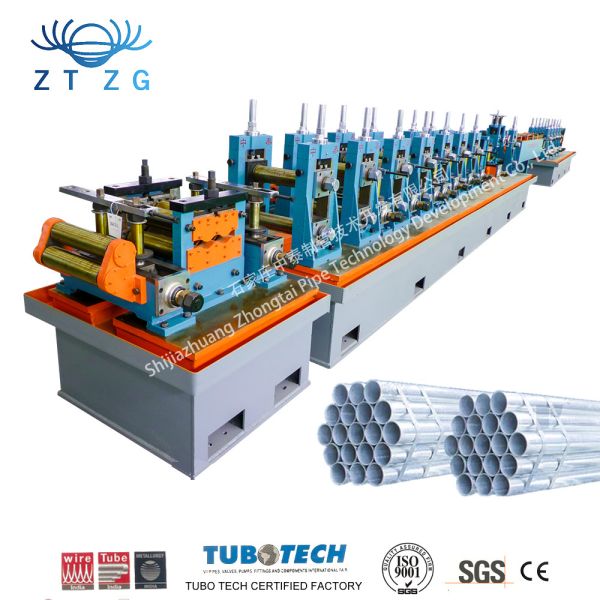 Quality 30kw 420v Carbon Steel Pipe Mill Rectangular Making Machine wholesale