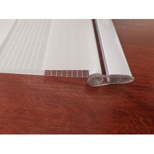 Blackout Zebra Blinds Roller Shades Soft Yarn Vertical 300cm Width