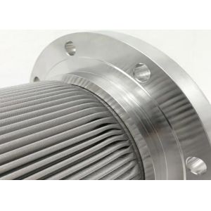 80 Micron Heavy Duty Dutch Weave Filter Wire Mesh Pleated Filter Element 10