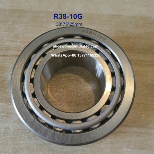 R38-10G automotive differential bearings imperial taper roller bearings 38*75*25mm