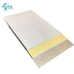 4mm Brushed Finish Aluminum Composite Panel With B1 Fire Rating