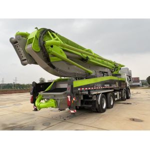 Used 2020 Zoomlion 56m Concrete Pump Truck with Scanica Chassis