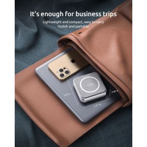 Customized Fabric Magnetic Wireless Charger 3 in 1 15W Folding