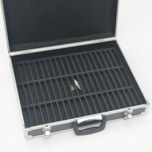 Aluminum Tool Case With Foam Case 60 Aluminum Cassette Hard Carrying Case