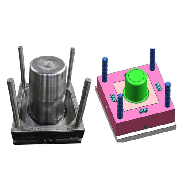 Quality S55C Paint Bucket Mould 5CrNiMo 40Cr Plastic Injection Mould Making wholesale