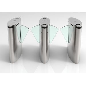 Security System Sensor Speed Gates Auto Closing Fast Lane Time Attendance Indoor