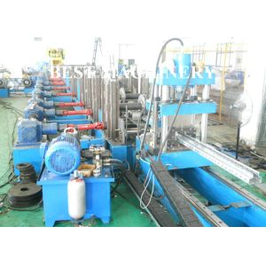 Heavy Duty Gear Box Pallet Shelf Rack Roll Forming Machine Storage Shelf Pillar