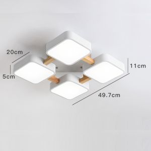 LED modern minimalist ceiling lamp LED study entrance bedroom wooden celling