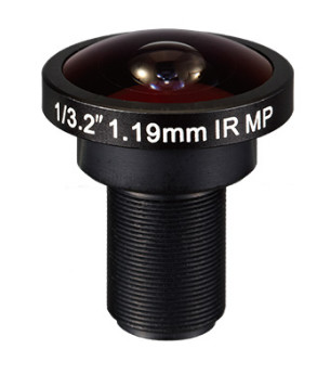 Quality Panoramic Lens 3MP HD Megapixels Lens 1/3.2" F2.0 M12 1.19 mm Fisheye Lens Wide Angle Lens For Security Camera lens wholesale