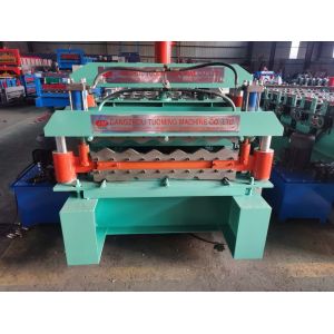 Steel Step 7.5kw Glazed Tile Roll Forming Machine