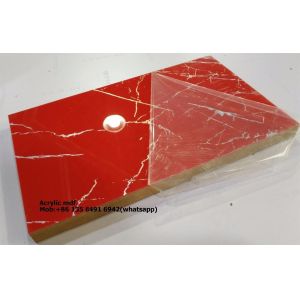 Anti scratch 19mm high gloss acrylic laminated MDF panel made in China