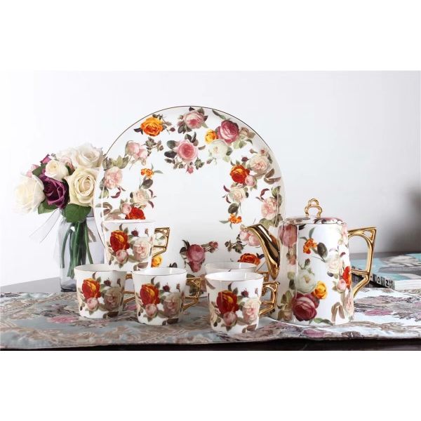 Quality Eco Friendly SGS 8oz 235ml Bone China Coffee Cup Sets wholesale