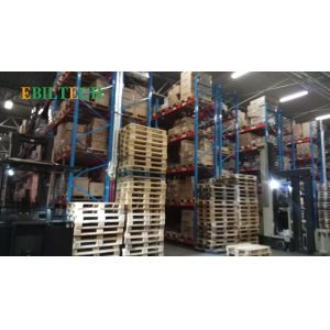 Cheap Metal Teardrop VNA Racking System , Yellow Warehouse Rack Numbering System for sale