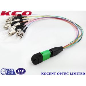Stable MPO MTP Patch Cord MPO To 12 ST/UPC Multimode With Break Out Kits