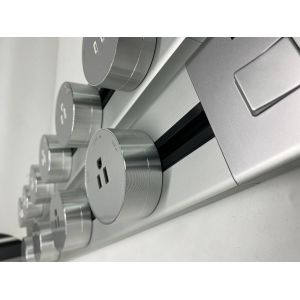 Removable NFC Power Sliding Socket Rail Wall Mounted 250v