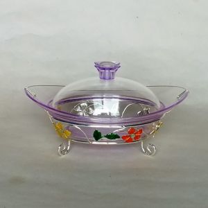 Iron base plate date palm bowl（7）