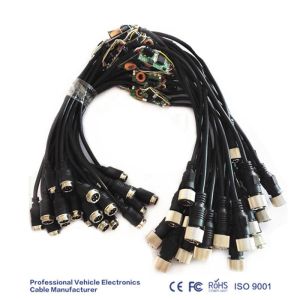 4 Pin Copper Wire Reversing Camera Extension Cable For Van