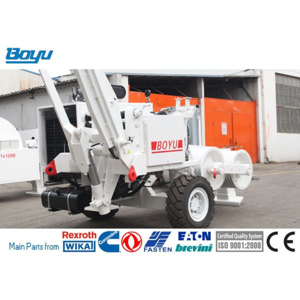 Power Line Stringing Equipment Hydraulic Puller With German Rexroth Speed