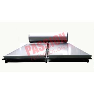 China Rooftop Germany Blue Film Coating Pressurized Flat Panel Solar Water Heater on sale