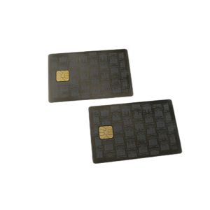 Metal IC Chip Visiting Card Electroplated Anti Black Silver Etching