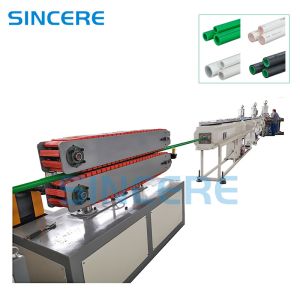 Cheap 65mm Screw Plastic PP PPR PE PVC Pipe Extruder Machine Tube Extrusion Line ODM for sale