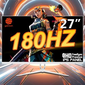 27 Inch UHD 4K Gaming Monitor IPS Panel Type 180Hz Fixed Bracket PC Monitor