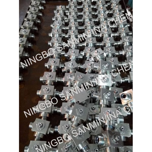 High Pressure Hydraulic Ball Valve KHB 3 Way Valve Male Thread KHB3K - G 1/4 3/8 1/2