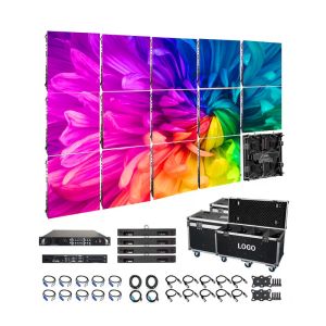 Reliable Quality High Pixel Portable Rental Video Wall Display High Gray Hub
