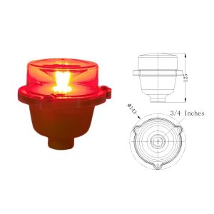 Telecom Tower 32cd DC48V Aircraft Warning Lights Low Intensity