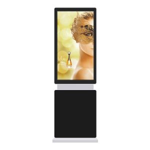 TFT Free Standing Rotating Kiosk , Kiosk Interactive Touch Screen Plug And Play